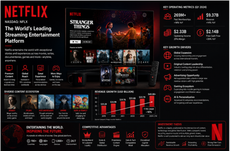 Netflix, Inc.: The Global Leader in Streaming Entertainment