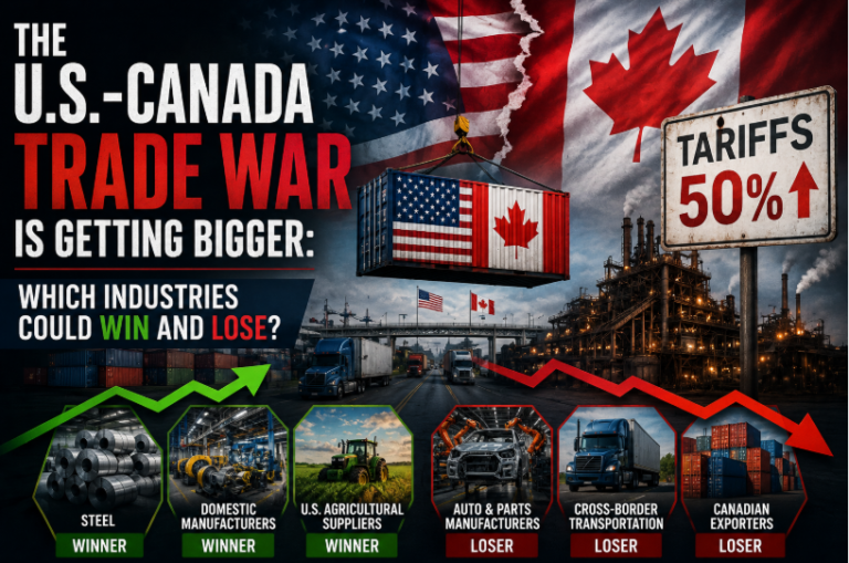 The U.S.-Canada Trade War Is Getting Bigger: Which Industries Could Win and Lose?